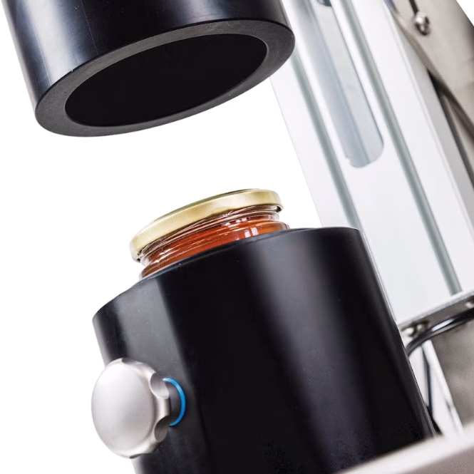 Tenco Vacuum Cap Glas mit TO-Deckel Vakuummeter mit Einstoßdorn